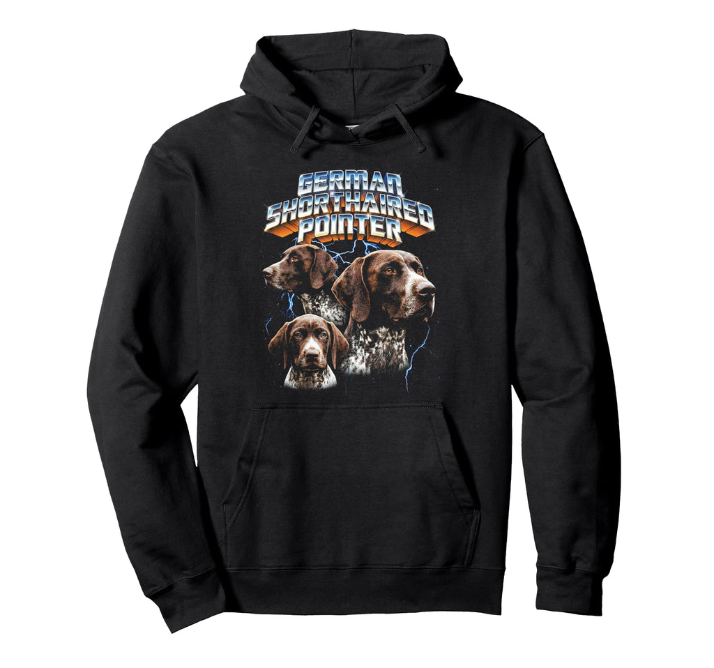 German Shorthaired Pointer 80S Dog Lover Hoodie - Trendy Graphic Men Women - T-Shirt, Sweatshirt, Hoodie