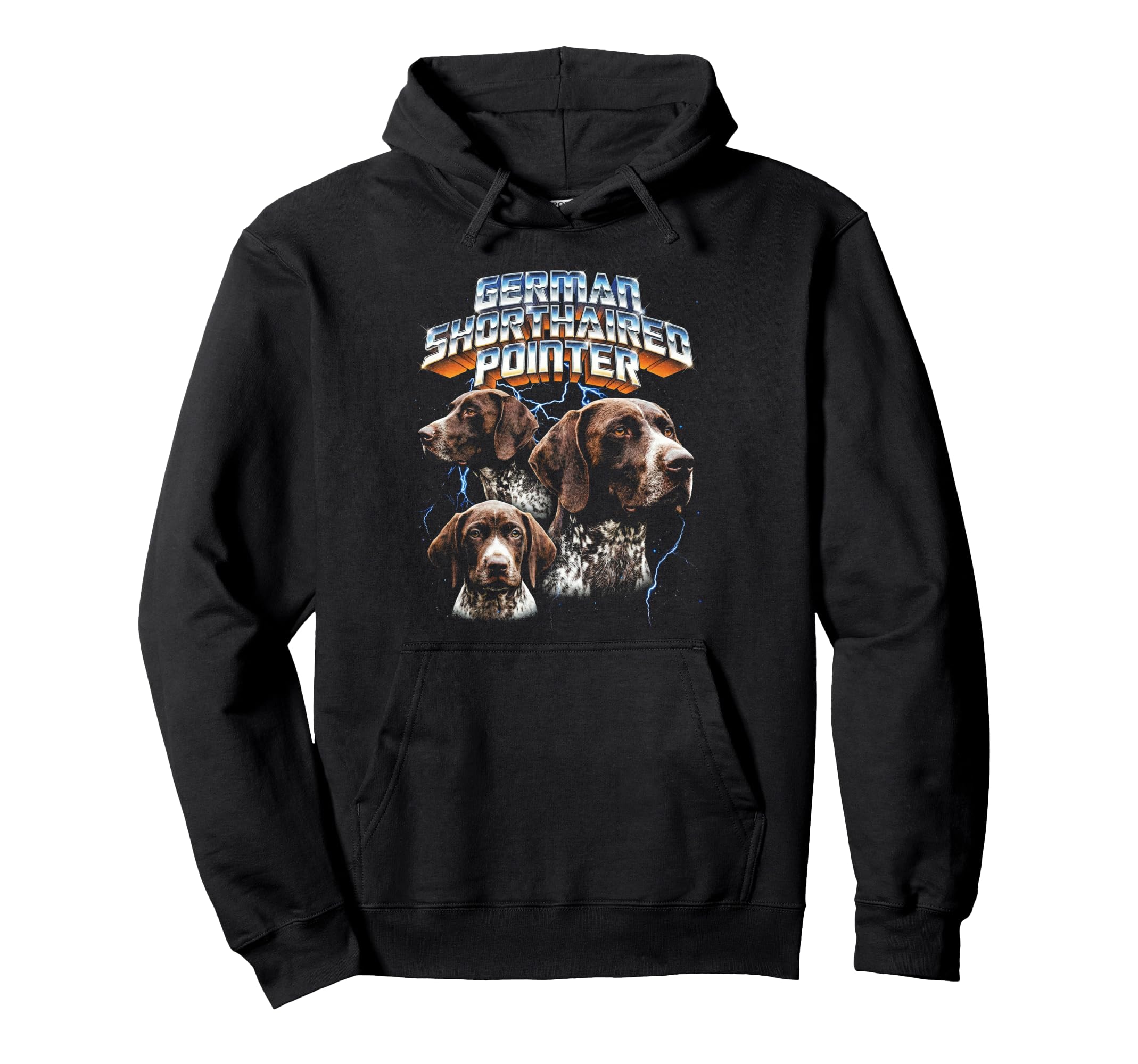German Shorthaired Pointer 80S Dog Lover Hoodie - Trendy Graphic Men Women - T-Shirt, Sweatshirt, Hoodie