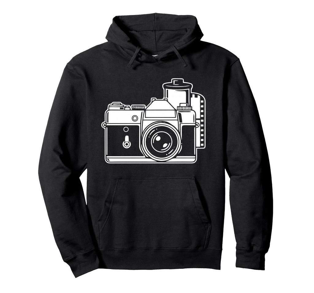 Camera Photographer Art Hoodie - Unique Graphic Unisex - T-Shirt, Sweatshirt, Hoodie
