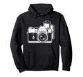 Camera Photographer Art Hoodie - Unique Graphic Unisex - T-Shirt, Sweatshirt, Hoodie