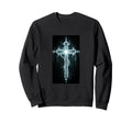 Gothic Cross Grunge Aesthetic Y2K Sweatshirt - Casual Everyday Wear Unisex - T-Shirt, Sweatshirt, Hoodie
