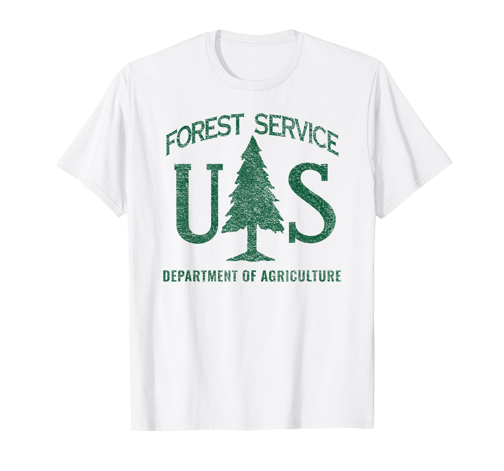 Us Forest Service Distressed Green T-Shirt - Trendy Graphic Unisex - T-Shirt, Sweatshirt, Hoodie