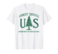 Us Forest Service Distressed Green T-Shirt - Trendy Graphic Unisex - T-Shirt, Sweatshirt, Hoodie