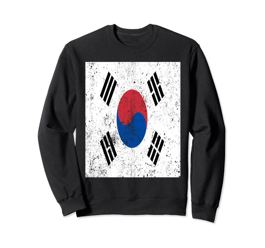 South Korea Flag Patriotic Sweatshirt - Minimalist Print Men Women - T-Shirt, Sweatshirt, Hoodie