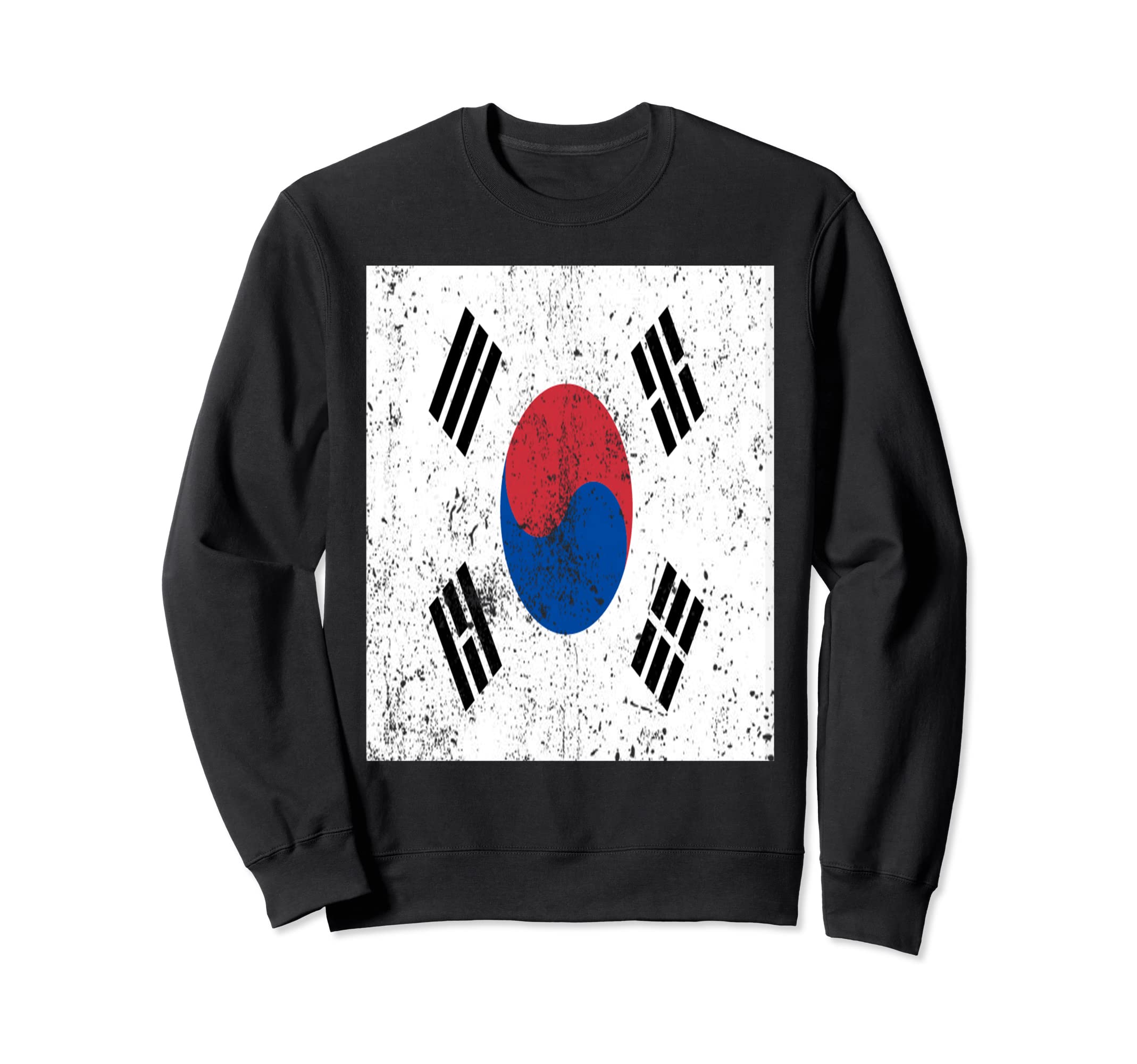 South Korea Flag Patriotic Sweatshirt - Minimalist Print Men Women - T-Shirt, Sweatshirt, Hoodie