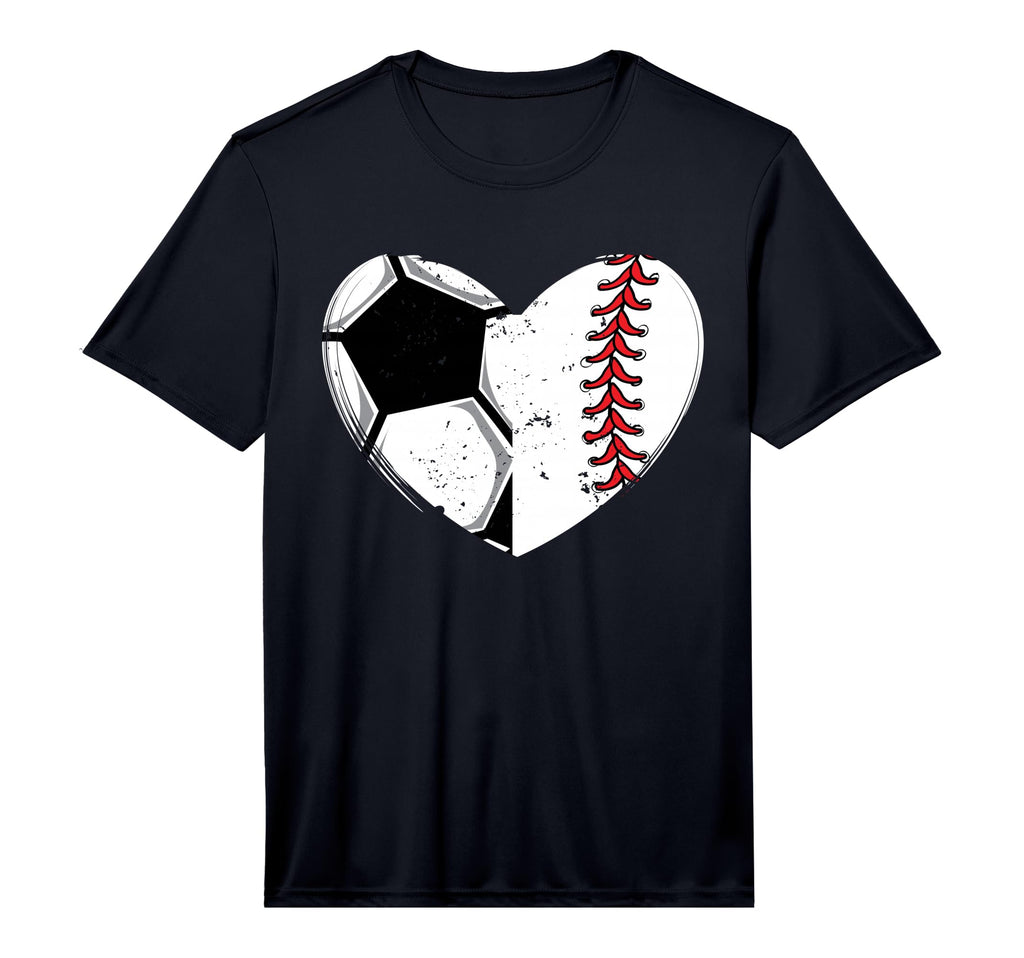 Baseball Lover Heart Soccer Player T-Shirt - Unique Graphic for Adults - T-Shirt, Sweatshirt, Hoodie