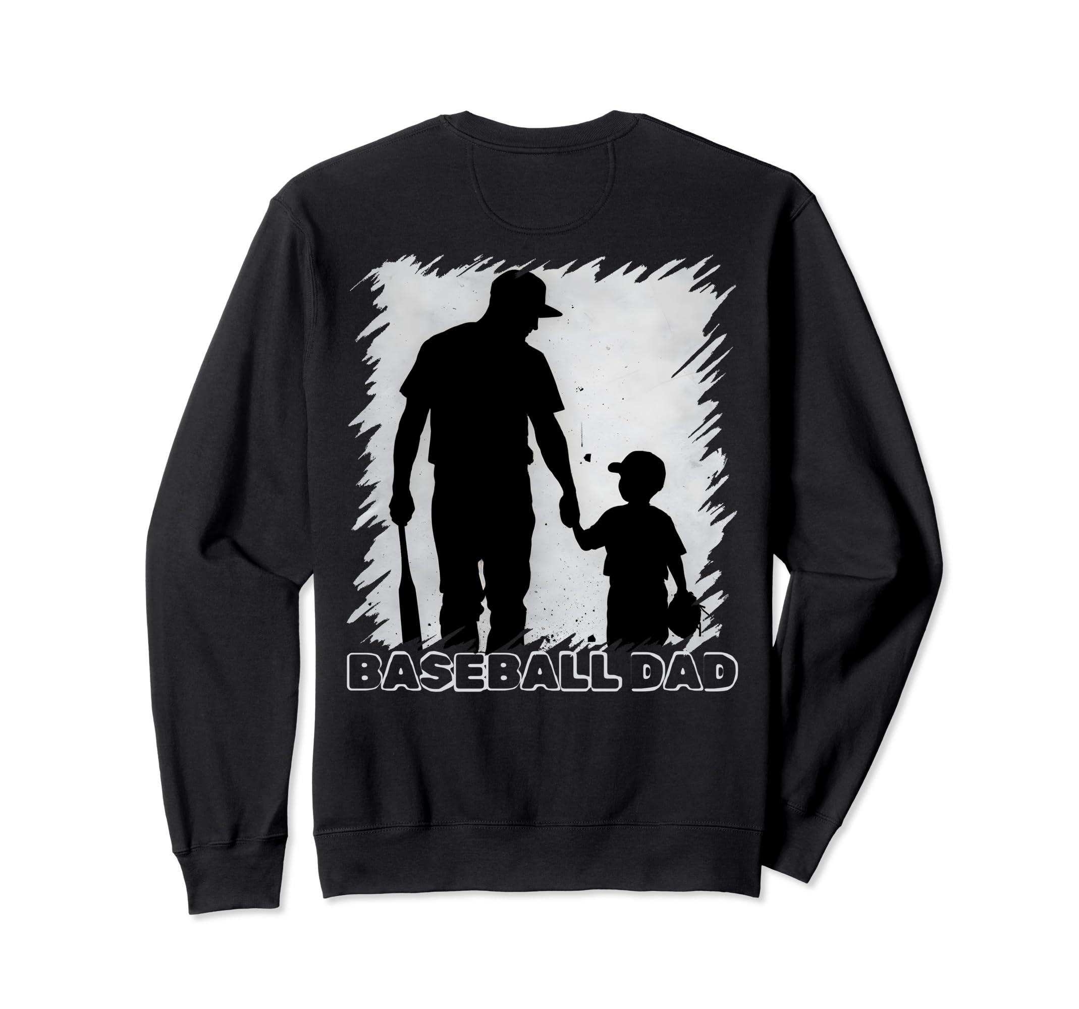 Baseball Dad Appreciation Back Sweatshirt - Unique Graphic for Adults - T-Shirt, Sweatshirt, Hoodie