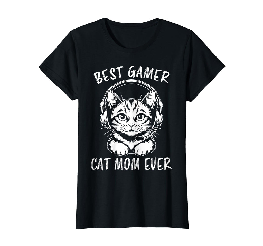 Funny Video Game Cats Mom Gamers Hoodie - Fun Novelty Design for Adults - T-Shirt, Sweatshirt, Hoodie