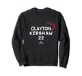Clayton Kershaw Heart Los Angeles Sweatshirt - Unique Graphic Unisex - T-Shirt, Sweatshirt, Hoodie