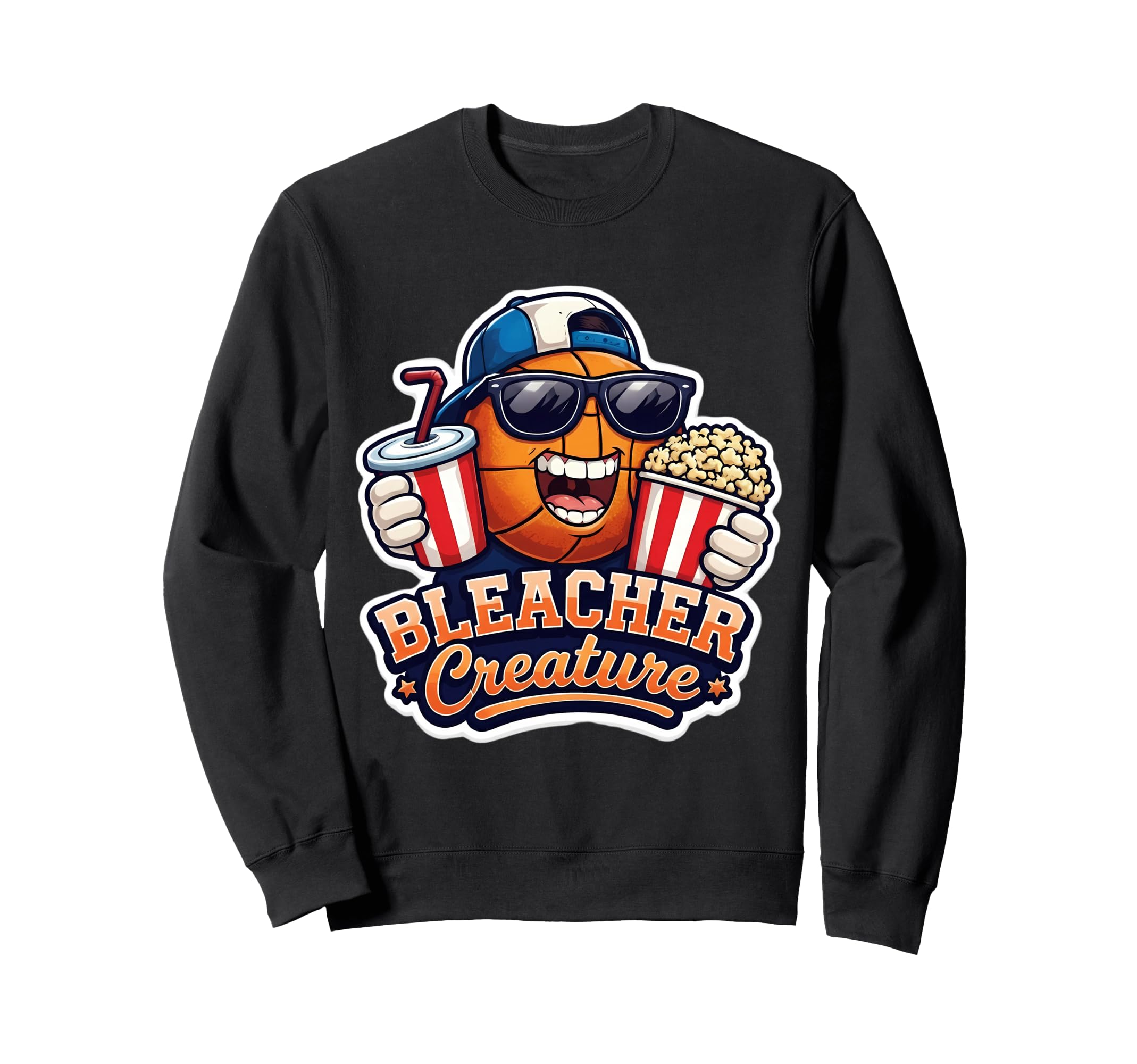 Bleacher Creature Basketball Fan Sweatshirt - Aesthetic Graphic Men Women - T-Shirt, Sweatshirt, Hoodie