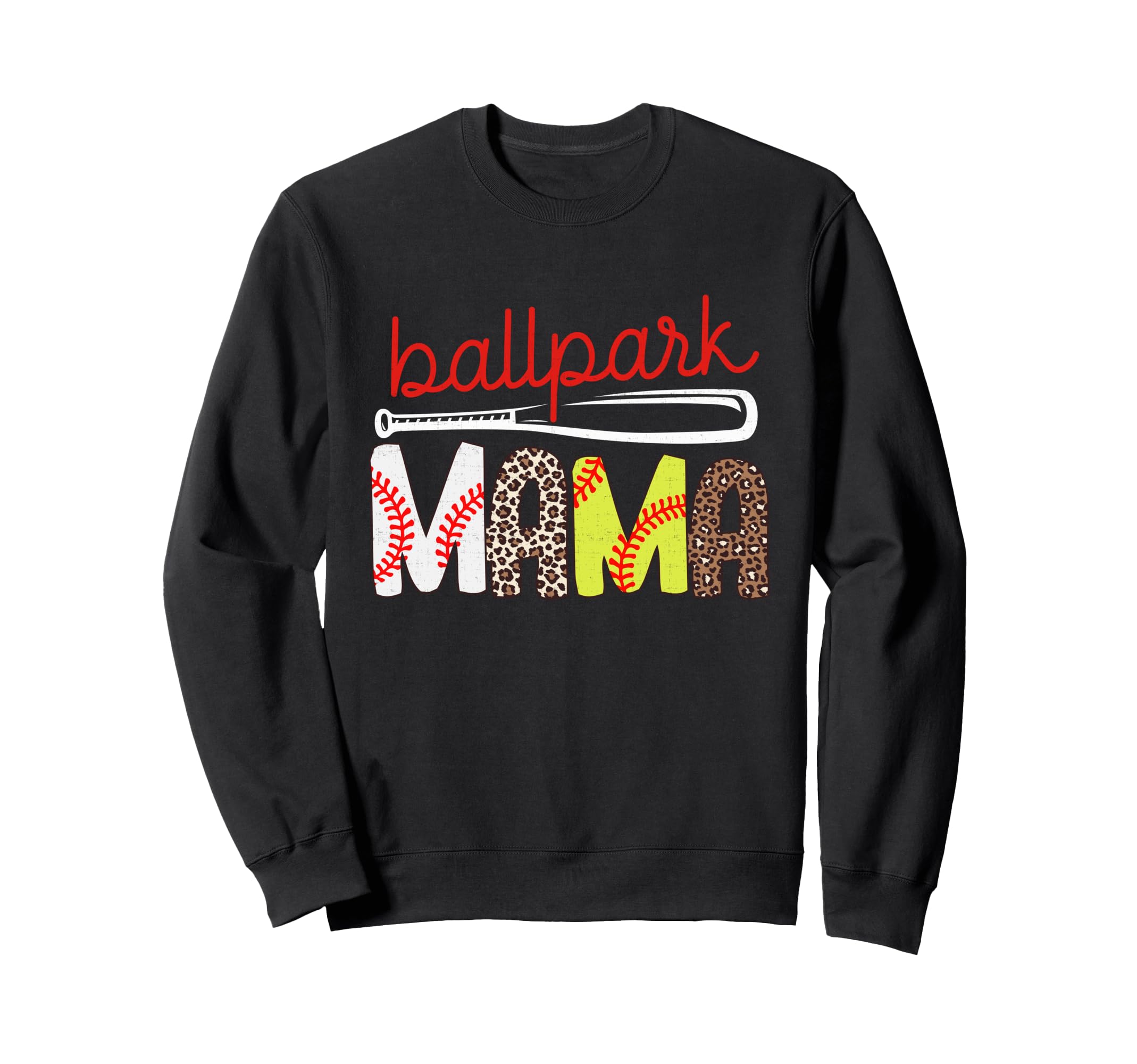 Ballpark Mama Gifts Mothers Day Sweatshirt - Graphic Print for Adults - T-Shirt, Sweatshirt, Hoodie
