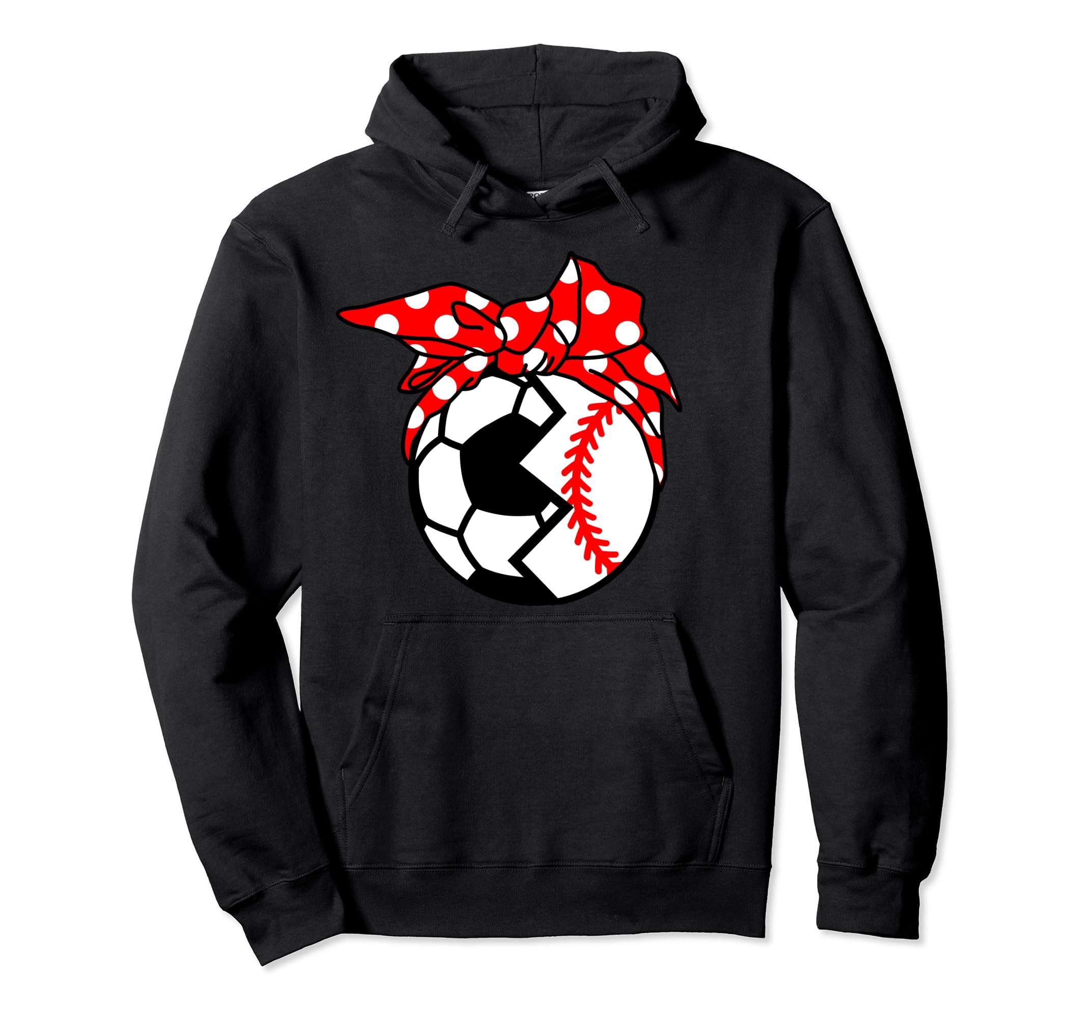 Soccer Baseball Player Mom Funny Ball Hoodie - Trendy Graphic for Adults - T-Shirt, Sweatshirt, Hoodie