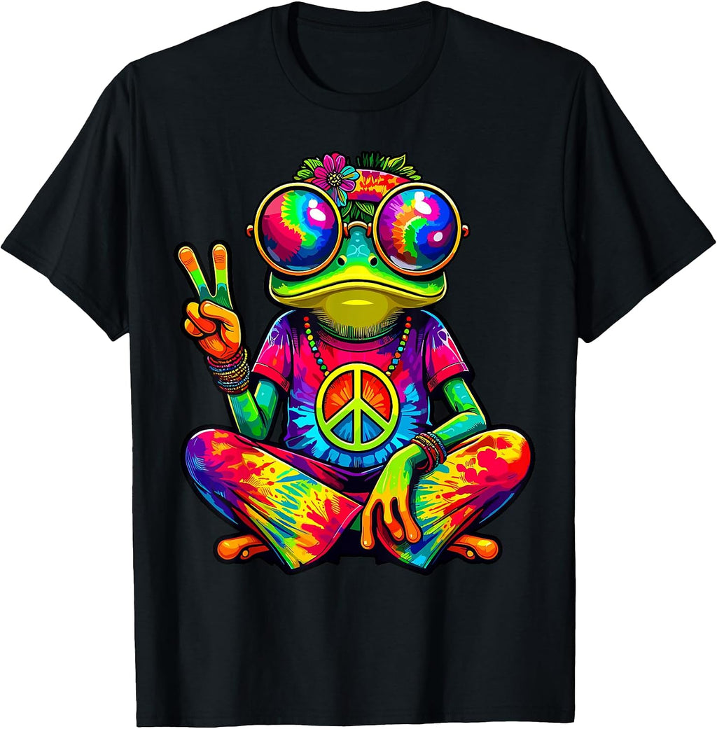 Tie Dye Peace Sign Hippie Lover - Adult & Kids T-Shirts, Sweatshirts & Hoodies apparel design preview 1