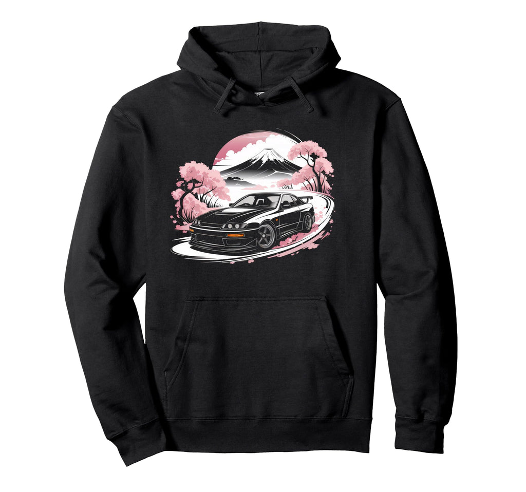 Japanese Car Jdm Japan Street Hoodie - Fun Novelty Design for Adults - T-Shirt, Sweatshirt, Hoodie