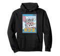 Happy Cat Eating Sushi Vaporwave Hoodie - Casual Everyday Wear Unisex - T-Shirt, Sweatshirt, Hoodie