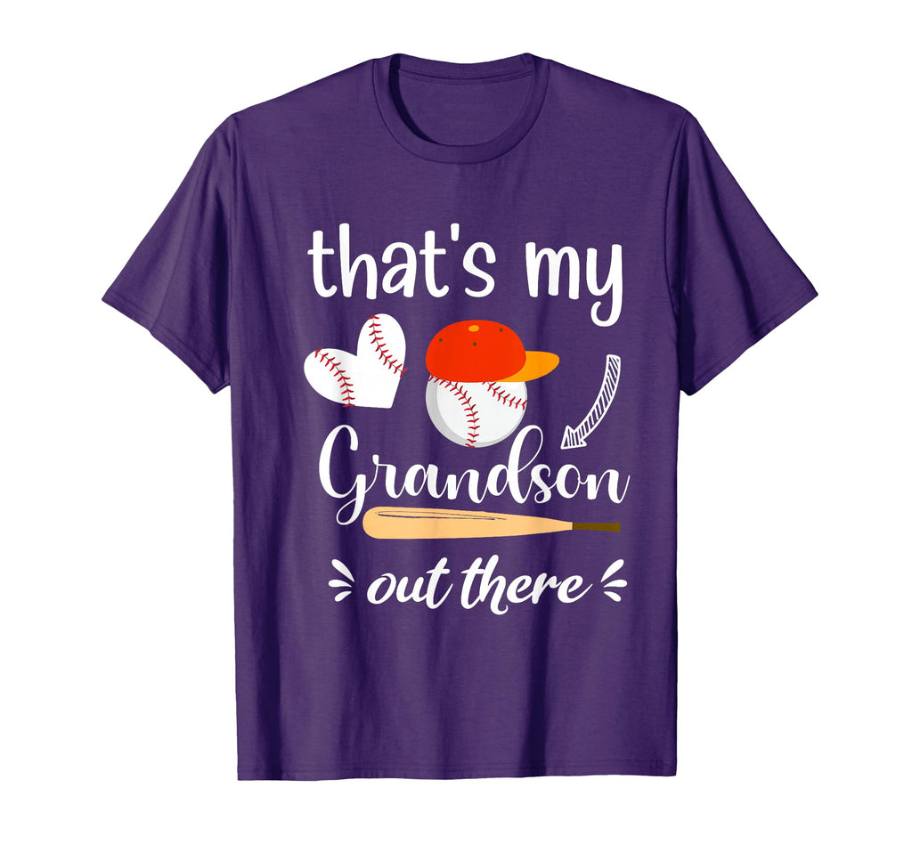 Thats My Grandson Out There Baseball T-Shirt - Aesthetic Graphic Unisex - T-Shirt, Sweatshirt, Hoodie