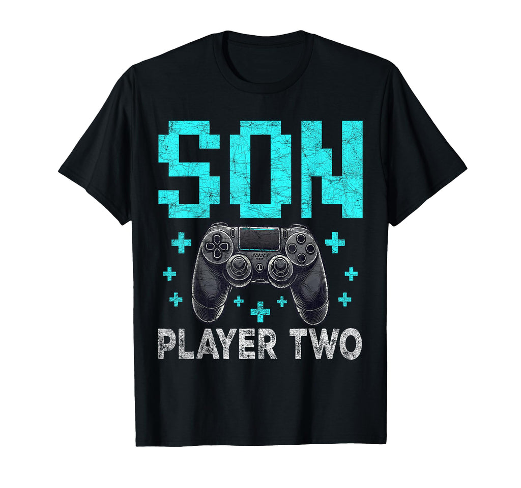 Gamer Dad Fathers Day Dad Son Player T-Shirt - Custom Art Print for Adults - T-Shirt, Sweatshirt, Hoodie