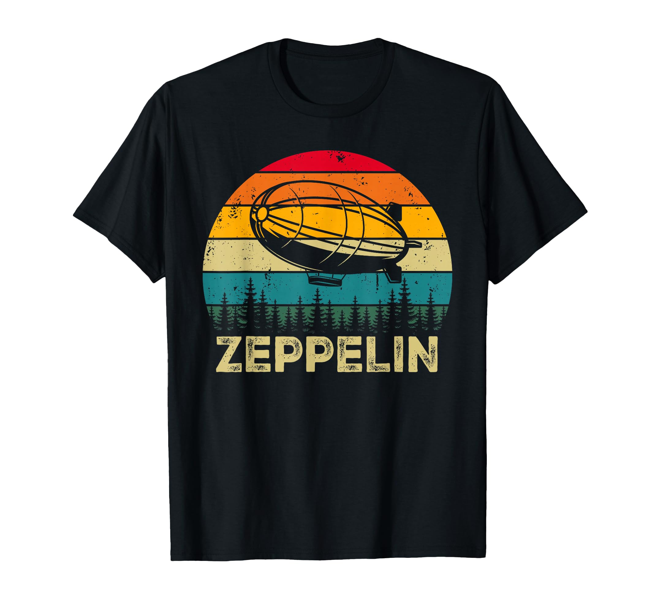Zeppelin 70S 80S Dirigible Airship T-Shirt - Custom Art Print for Adults - T-Shirt, Sweatshirt, Hoodie