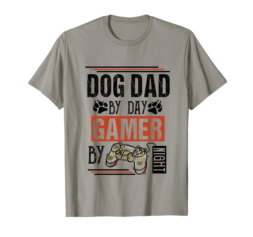 Mens Dog Dad Day Gamer Night Fathers T-Shirt - Casual Everyday Wear Unisex - T-Shirt, Sweatshirt, Hoodie