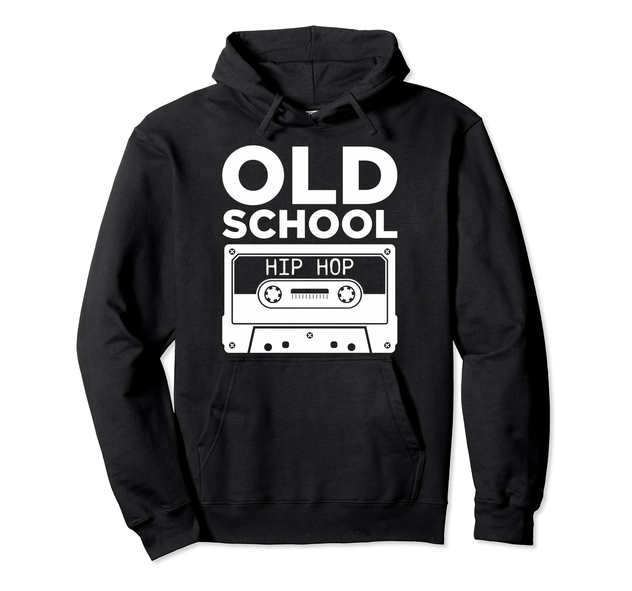 Old School Hip Hop Cassette Tape Wrap Hoodie - Fun Novelty Design Unisex - T-Shirt, Sweatshirt, Hoodie