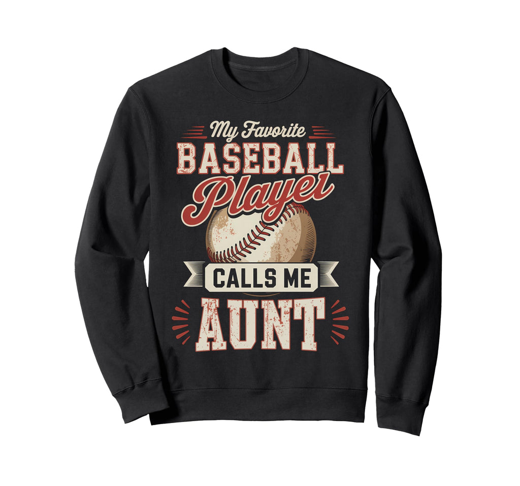 My Favorite Baseball Player Calls Me Sweatshirt - Minimalist Print Unisex - T-Shirt, Sweatshirt, Hoodie