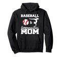 Baseball And Gymnastics Mom Baseball Hoodie - Aesthetic Graphic Men Women - T-Shirt, Sweatshirt, Hoodie