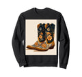 Cowboy Boots Galaxy Floral Sweatshirt - Streetwear Style for Adults - T-Shirt, Sweatshirt, Hoodie