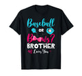 Funny Baseball Or Bows Brother Loves T-Shirt - Trendy Graphic Men Women - T-Shirt, Sweatshirt, Hoodie