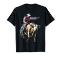 Cowboy Rodeo Horse Riding Usa T-Shirt - Fun Novelty Design for Adults - T-Shirt, Sweatshirt, Hoodie