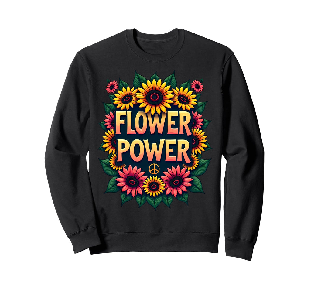 Flower Power Costume Sweatshirt - Unique Graphic for Adults - T-Shirt, Sweatshirt, Hoodie