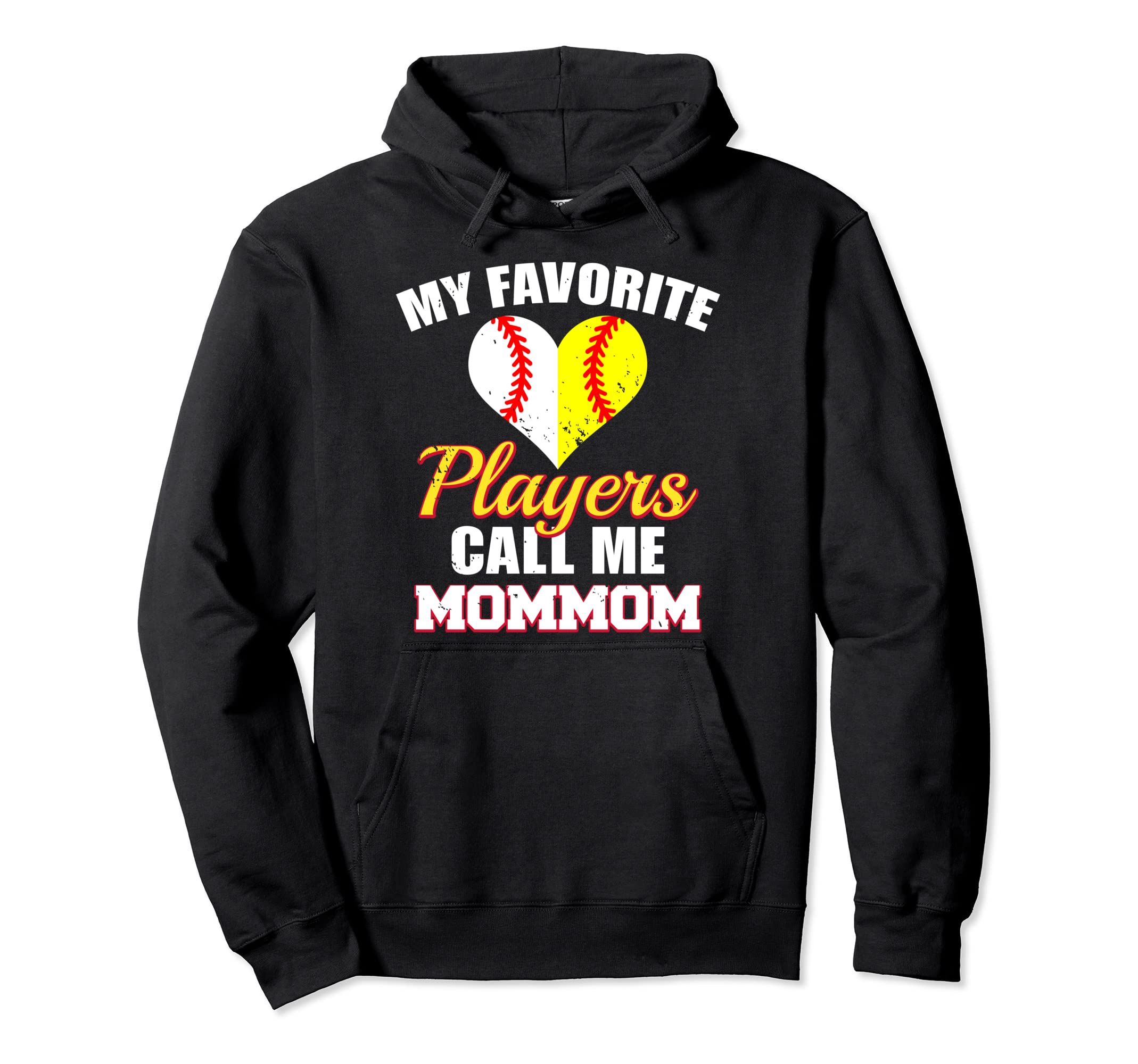 My Favorite Players Call Me Mommom Hoodie - Trendy Graphic Men Women - T-Shirt, Sweatshirt, Hoodie