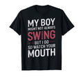 My Might Not Always Swing Baseball T-Shirt - Aesthetic Graphic Men Women - T-Shirt, Sweatshirt, Hoodie