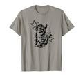 Kitten Cat Stars Grunge Aesthetic T-Shirt - Casual Everyday Wear Men Women - T-Shirt, Sweatshirt, Hoodie