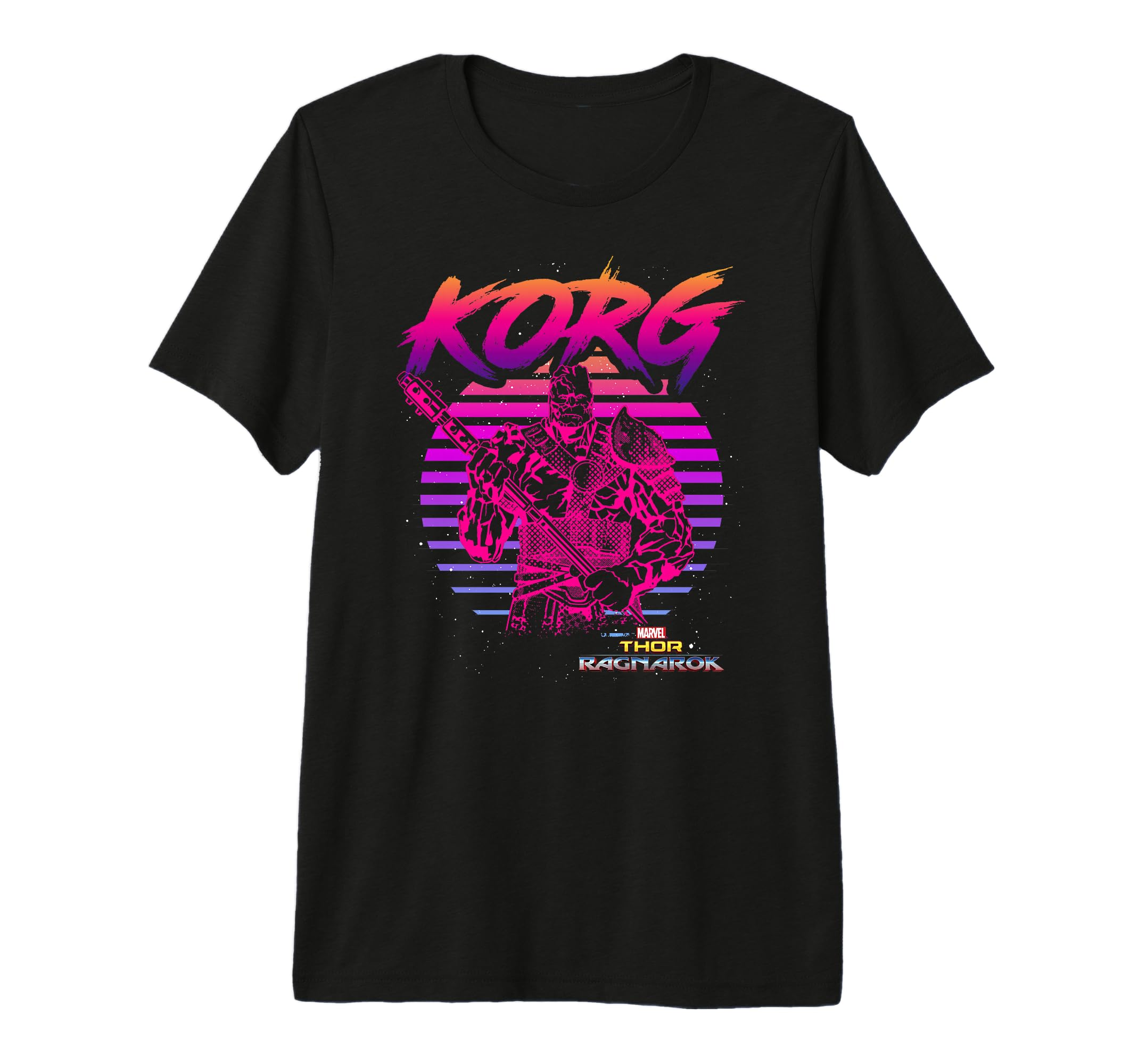 Marvel Thor Ragnarok Korg 80S Neon T-Shirt - Aesthetic Graphic Unisex - T-Shirt, Sweatshirt, Hoodie