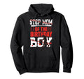 Step Mom Birthday Baseball Bat Ball Hoodie - Fun Novelty Design Unisex - T-Shirt, Sweatshirt, Hoodie