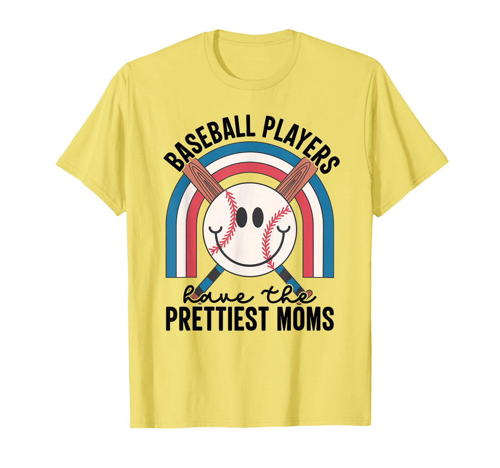 Baseball Players Have Prettiest Moms T-Shirt - Minimalist Print for Adults - T-Shirt, Sweatshirt, Hoodie