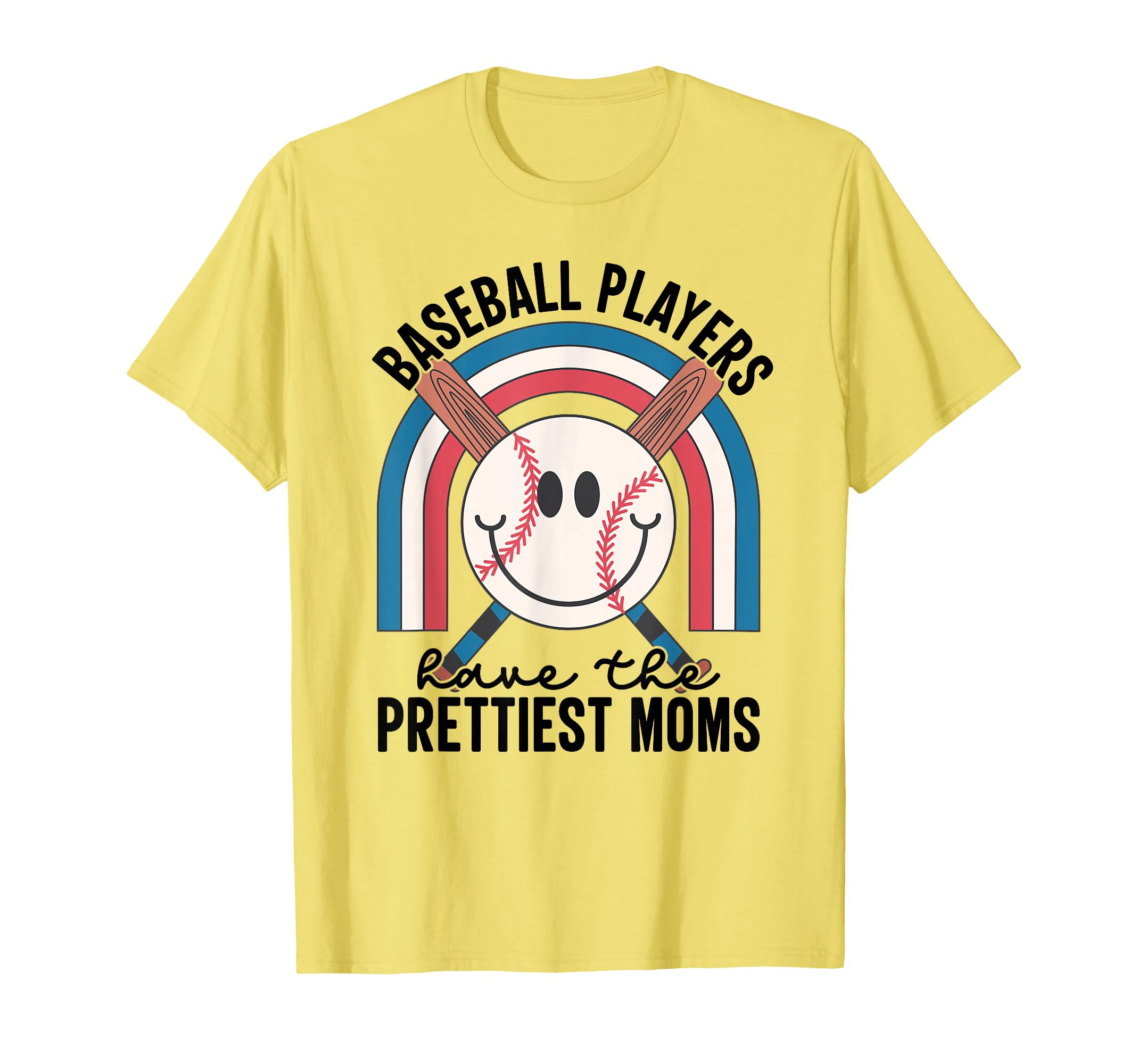 Baseball Players Have Prettiest Moms T-Shirt - Minimalist Print for Adults - T-Shirt, Sweatshirt, Hoodie