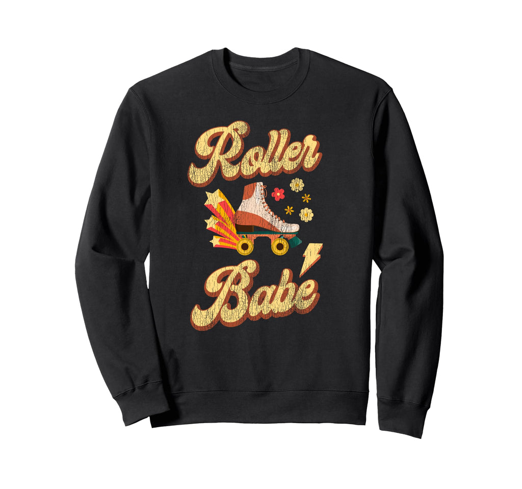 Roller Skating Skate 1970S Sweatshirt - Minimalist Print Unisex - T-Shirt, Sweatshirt, Hoodie