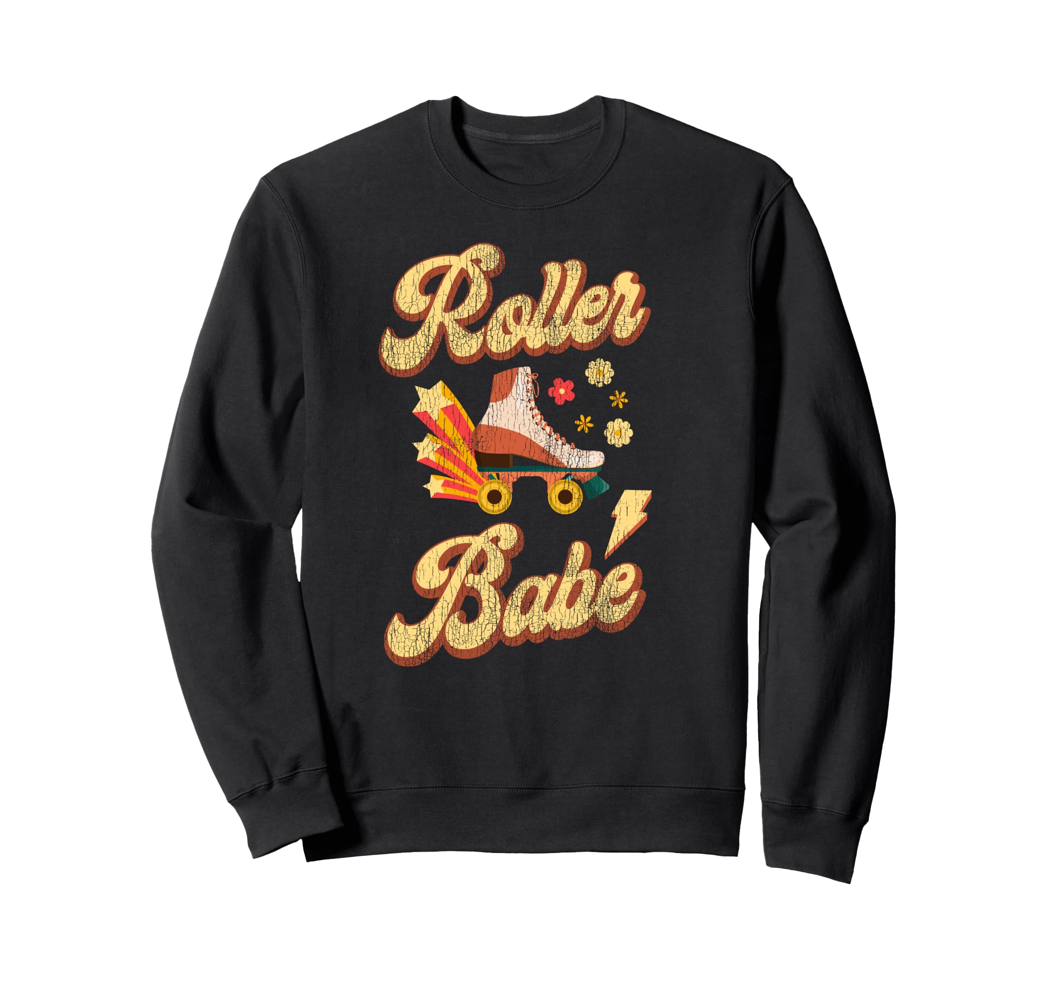 Roller Skating Skate 1970S Sweatshirt - Minimalist Print Unisex - T-Shirt, Sweatshirt, Hoodie