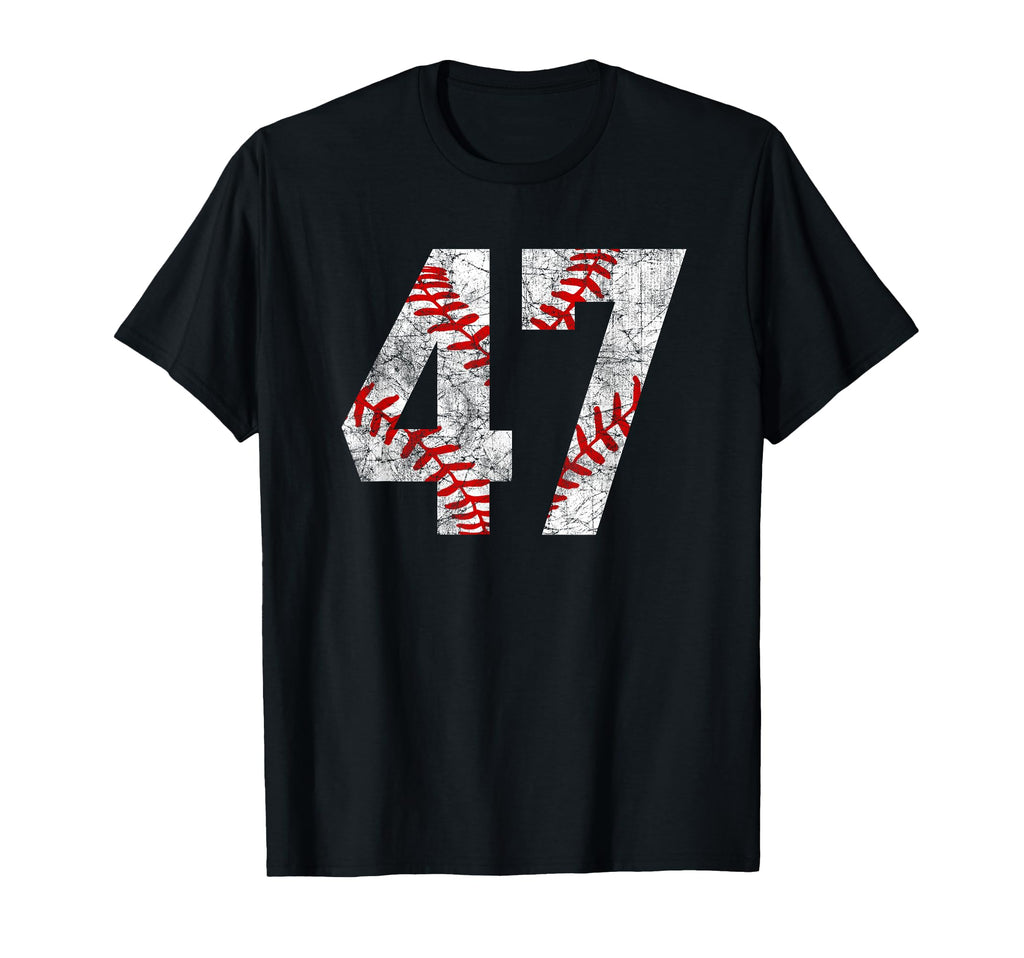 Baseball Mom 47 Jersey Baseball Favorite T-Shirt - Novelty Apparel Unisex - T-Shirt, Sweatshirt, Hoodie