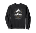 Abstract Geometric Black Amber Sweatshirt - Minimalist Print Men Women - T-Shirt, Sweatshirt, Hoodie