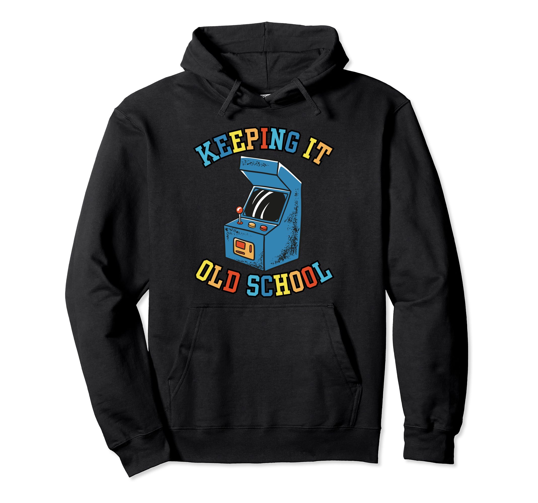 70S 80S 90S Arcade Video Game Old Hoodie - Minimalist Print Men Women - T-Shirt, Sweatshirt, Hoodie