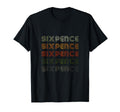 Love Heart Sixpence Grunge Black T-Shirt - Trendy Graphic for Adults - T-Shirt, Sweatshirt, Hoodie