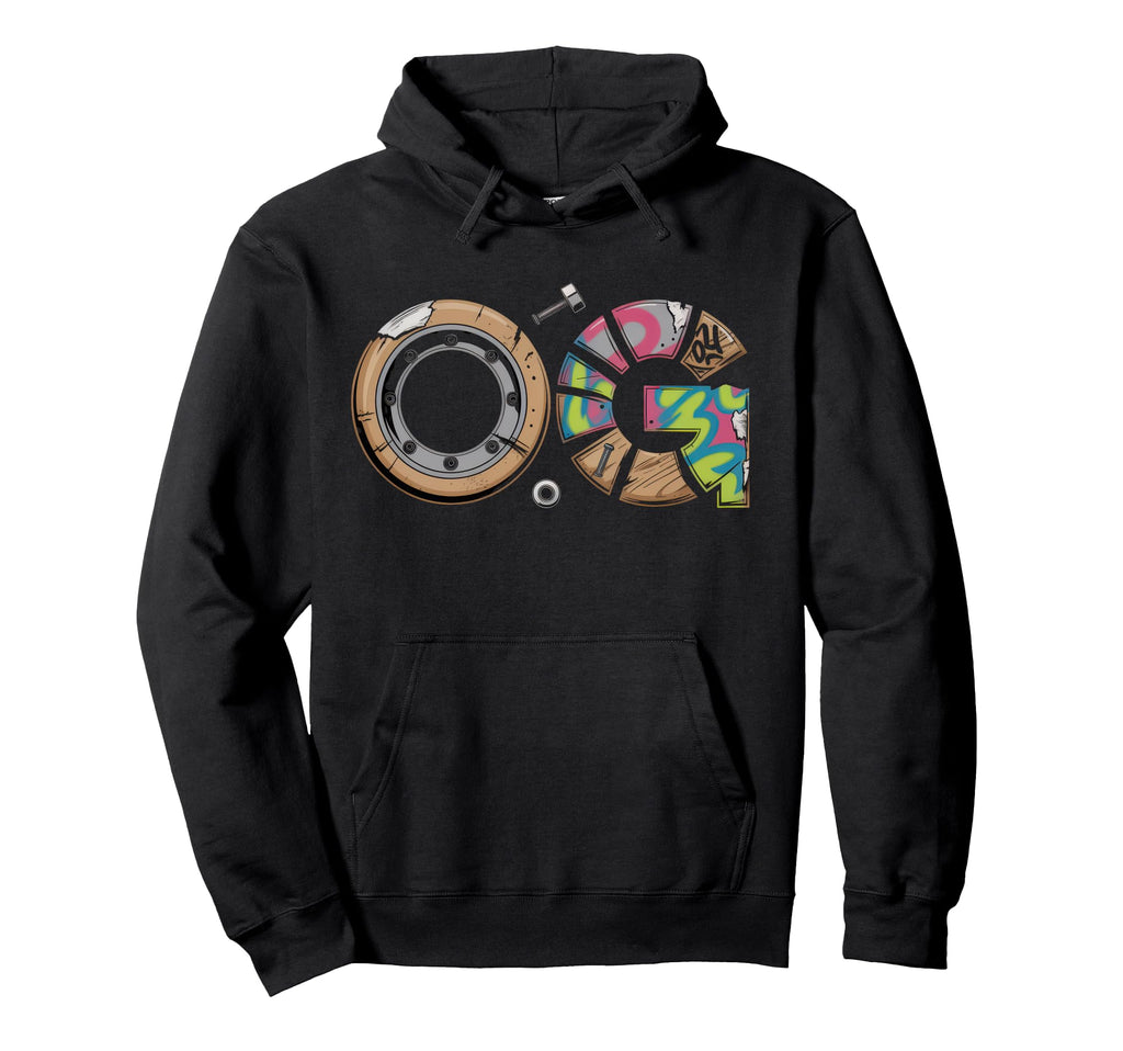 Old School Og Hip Hop Vinyl Cds Tapes 80S Hoodie - Unique Graphic Unisex - T-Shirt, Sweatshirt, Hoodie