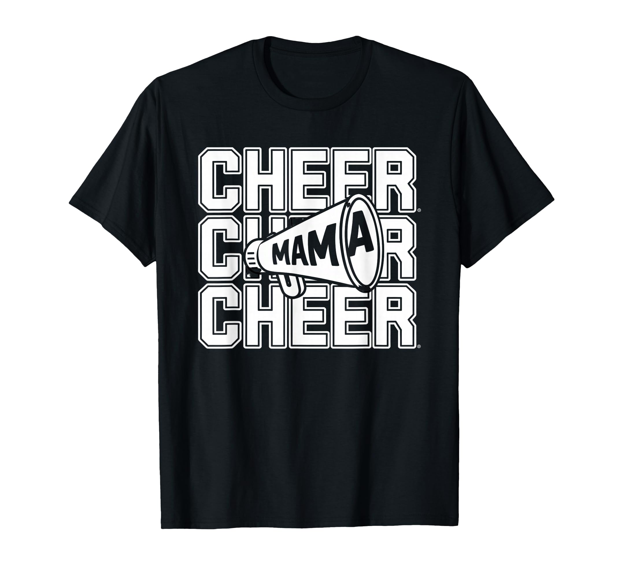 Cheer Mom Mother Bow Cheerleader T-Shirt - Fun Novelty Design for Adults - T-Shirt, Sweatshirt, Hoodie