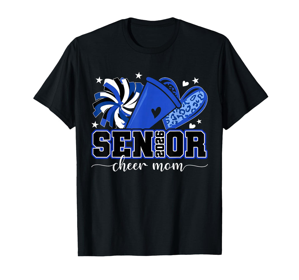 Senior Cheer Mom Cheerleader Game Day T-Shirt - Custom Art Print Men Women - T-Shirt, Sweatshirt, Hoodie