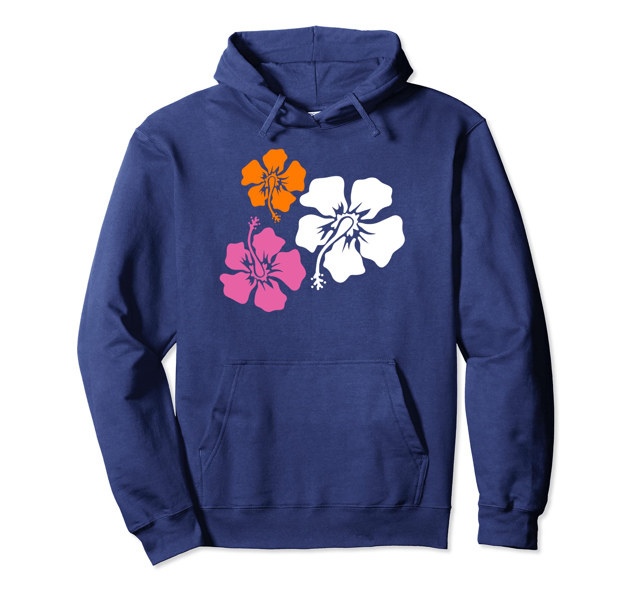 Hibiscus Pattern Y2K Aesthetic 2000S Hoodie - Aesthetic Graphic Men Women - T-Shirt, Sweatshirt, Hoodie