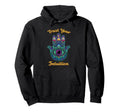 Psychedelic Trust Your Intuition Hamsa Hoodie - Novelty Apparel Men Women - T-Shirt, Sweatshirt, Hoodie