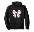 Coquette Bow Baseball Mothers Day Hoodie - Aesthetic Graphic for Adults - T-Shirt, Sweatshirt, Hoodie