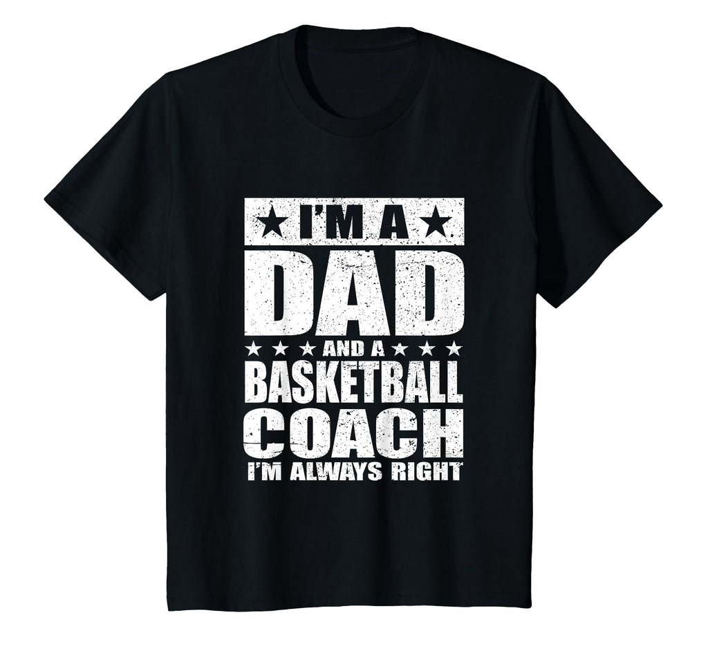 Dad Basketball Coach Coaches T-Shirt - Casual Everyday Wear for Adults - T-Shirt, Sweatshirt, Hoodie